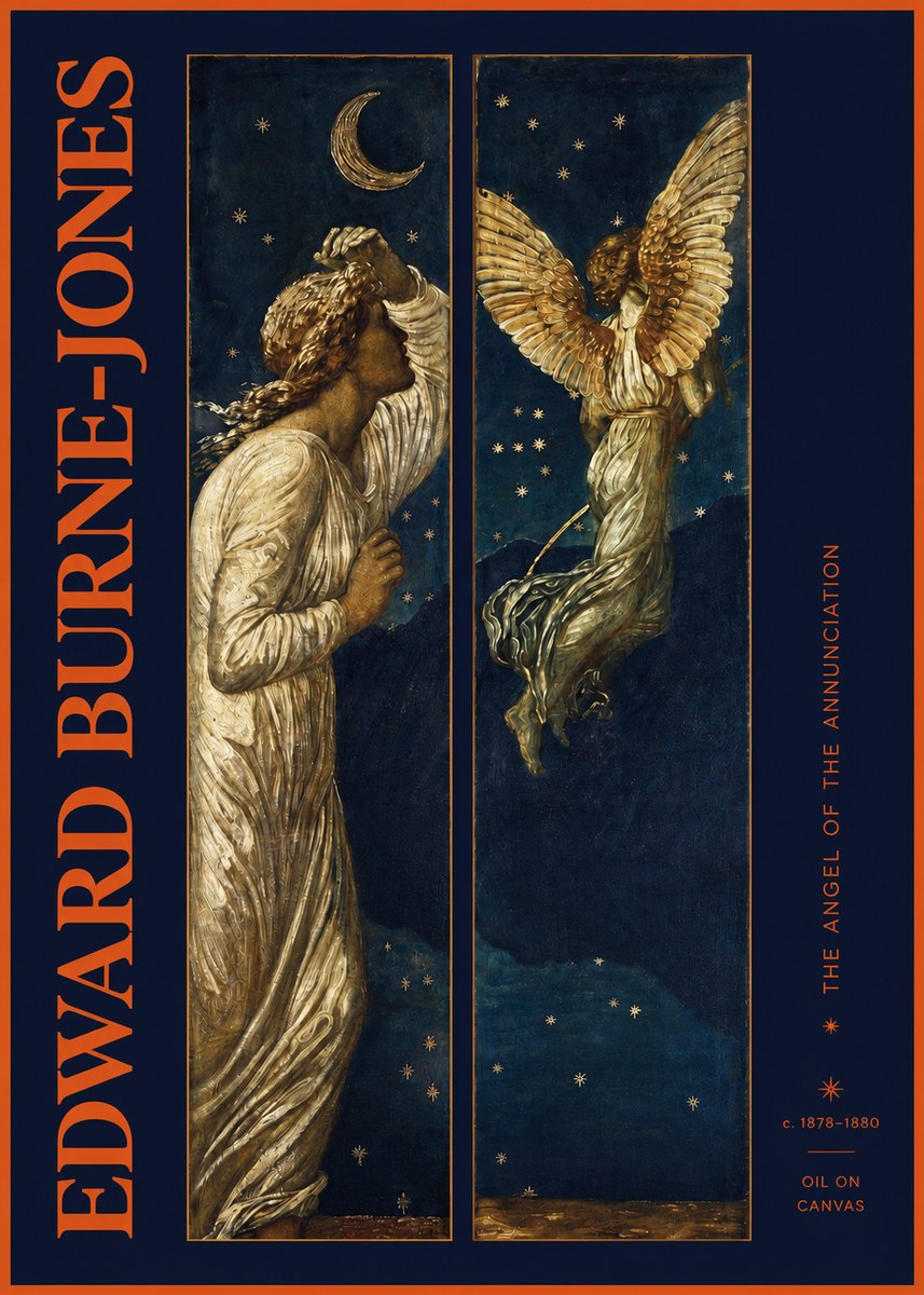 Edward Burne-Jones The Angel of the Annunciation No2 - Plakat