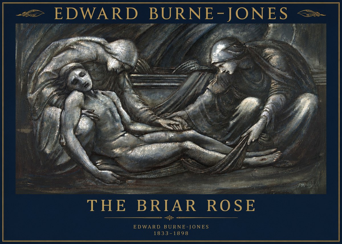 Edward Burne-Jones The Briar Rose No2 - Plakat