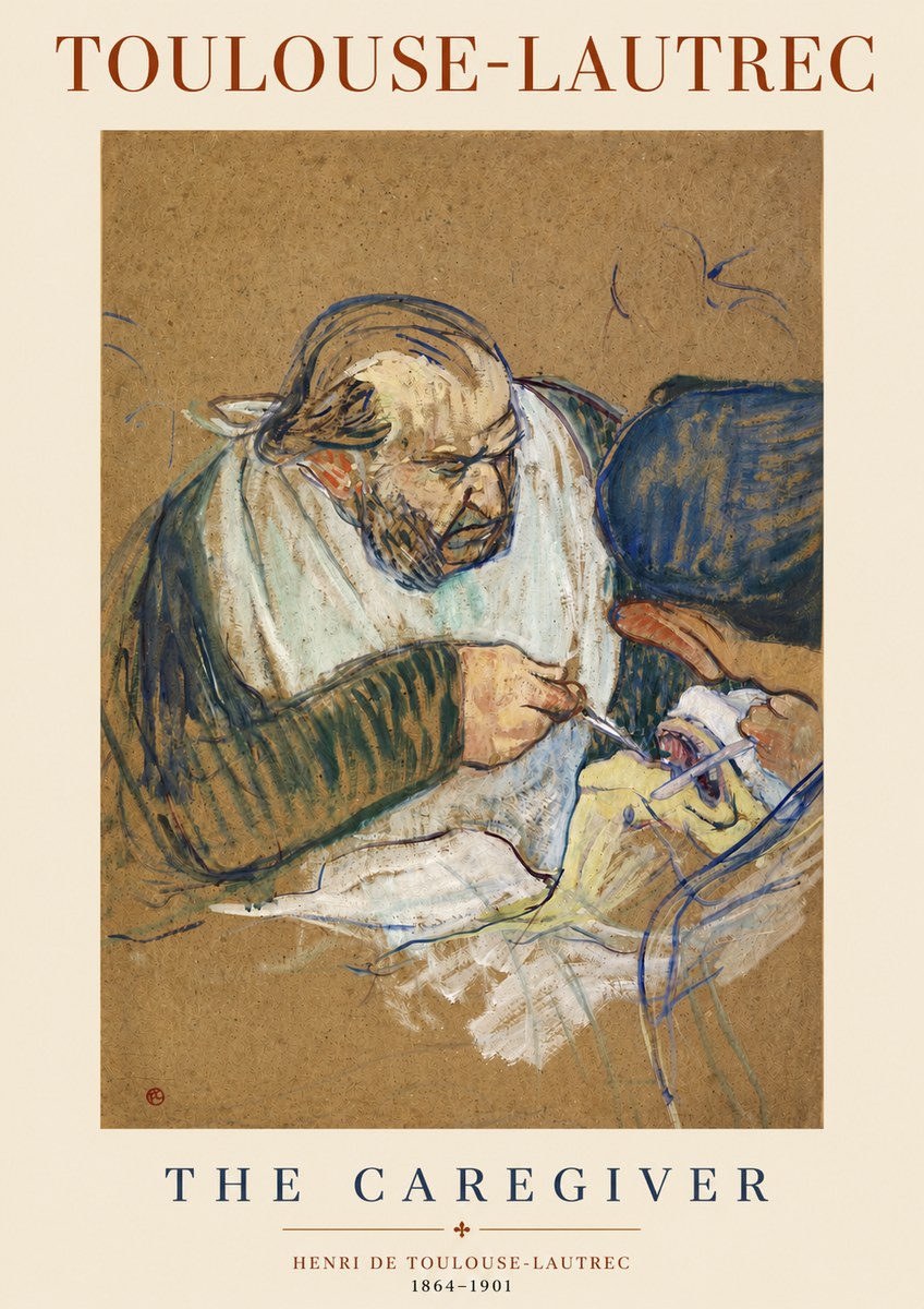 Toulouse-Lautrec The Caregiver No3 - Plakat