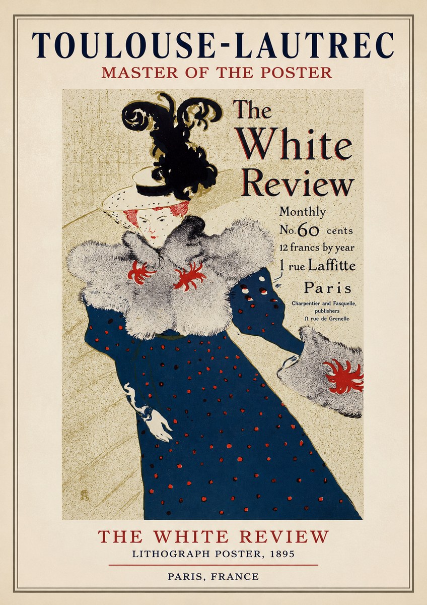 Toulouse-Lautrec The White Review No1 - Plakat