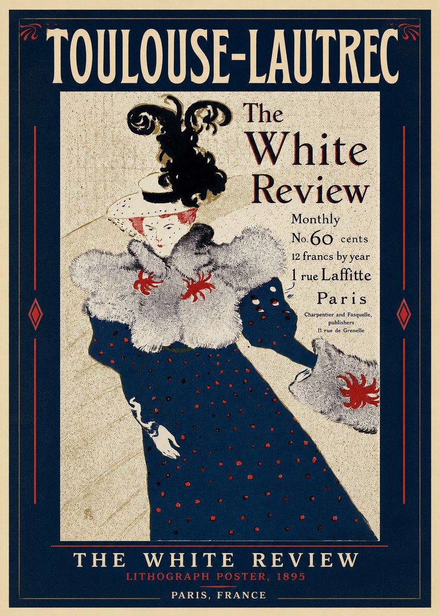 Toulouse-Lautrec The White Review No2 - Plakat