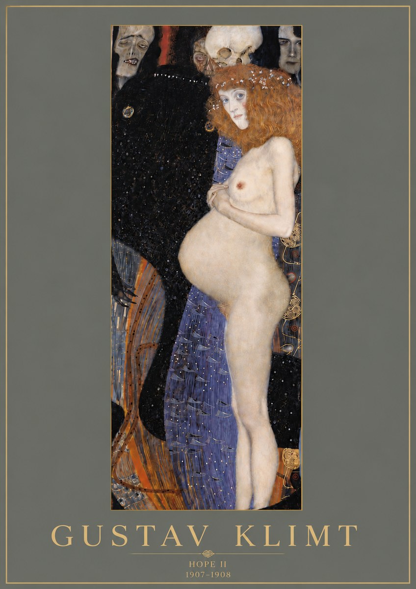 Klimt Hope Ii No6 - Plakat