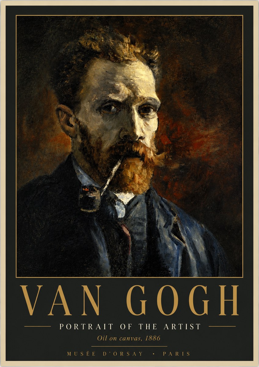 Van Gogh Portrait of the Artist I No2 - Plakat