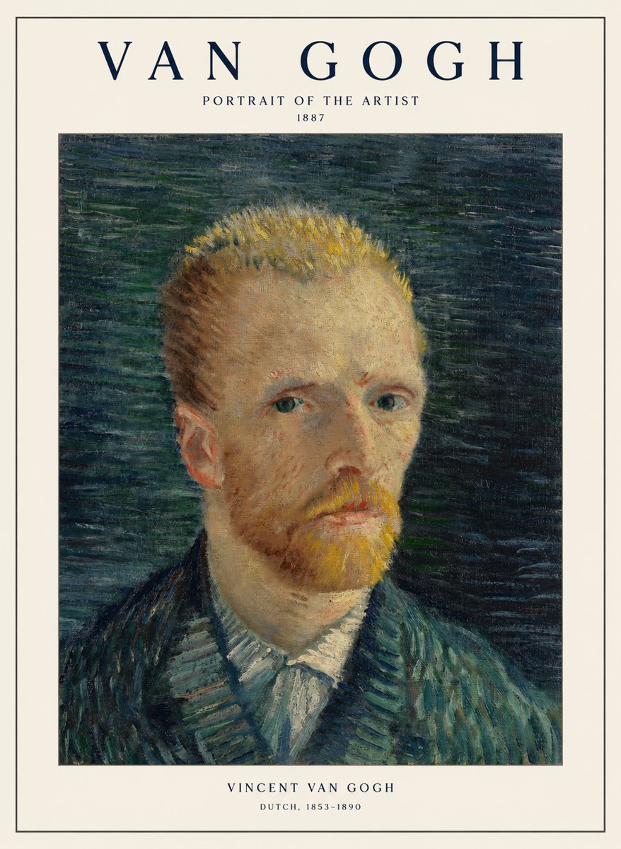 Van Gogh Portrait of the Artist II No1 - Plakat