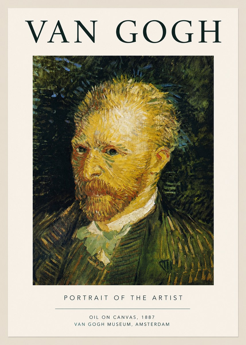 Van Gogh Portrait of the Artist III No3 - Plakat