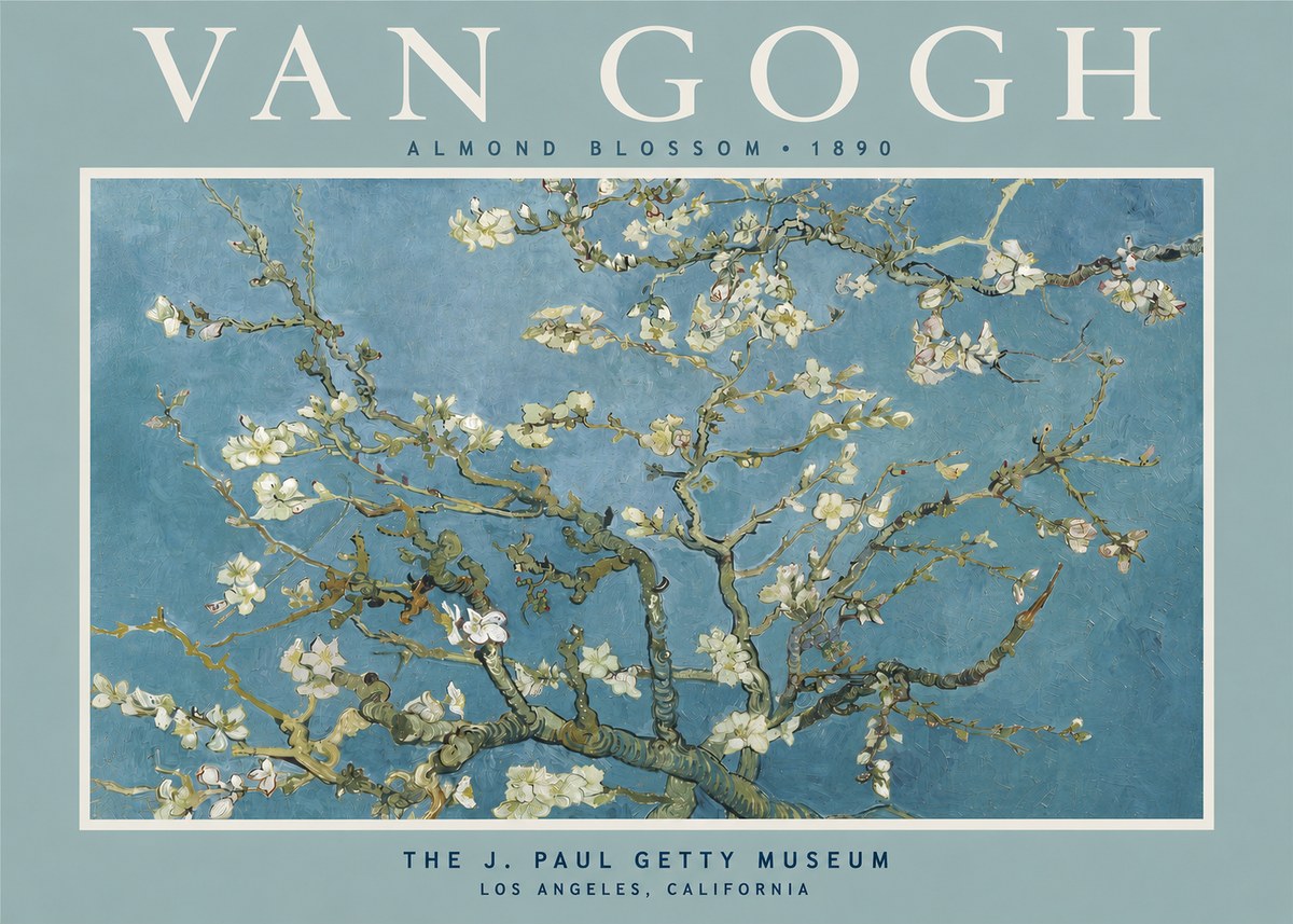 Van Gogh Almond Blossom No5 - Plakat