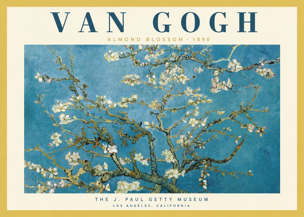 Van Gogh Almond Blossom No6 - Plakat
