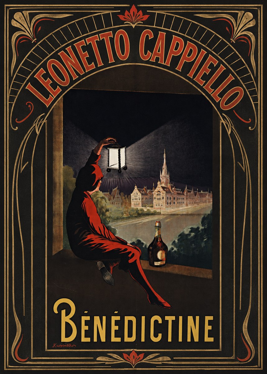 Leonetto Cappiello Bénédictine No3 - Plakat