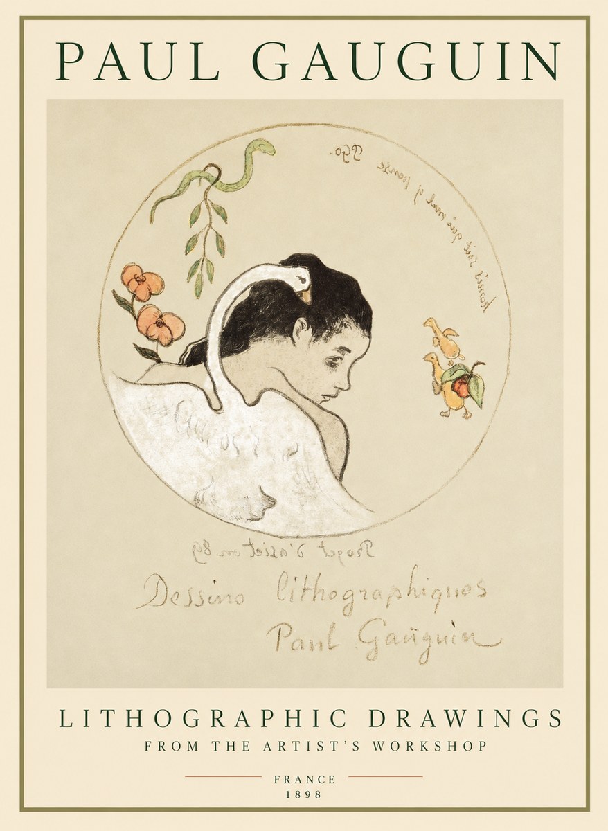 Paul Gauguin Dessins Lithographiques No1 - Plakat