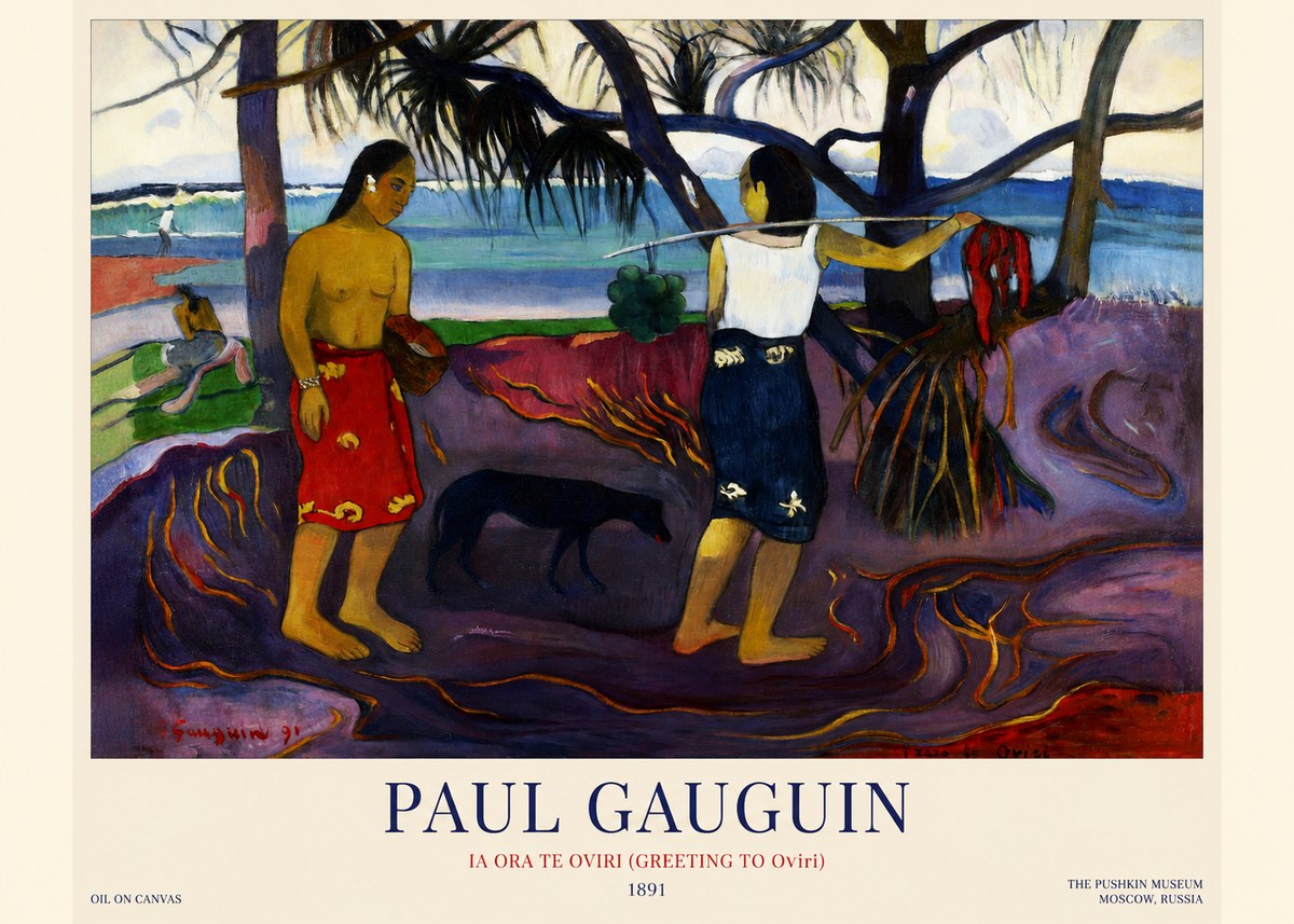 Paul Gauguin Ia Ora Na Te Ovari (I Raro Te Oviri) No2 - Plakat