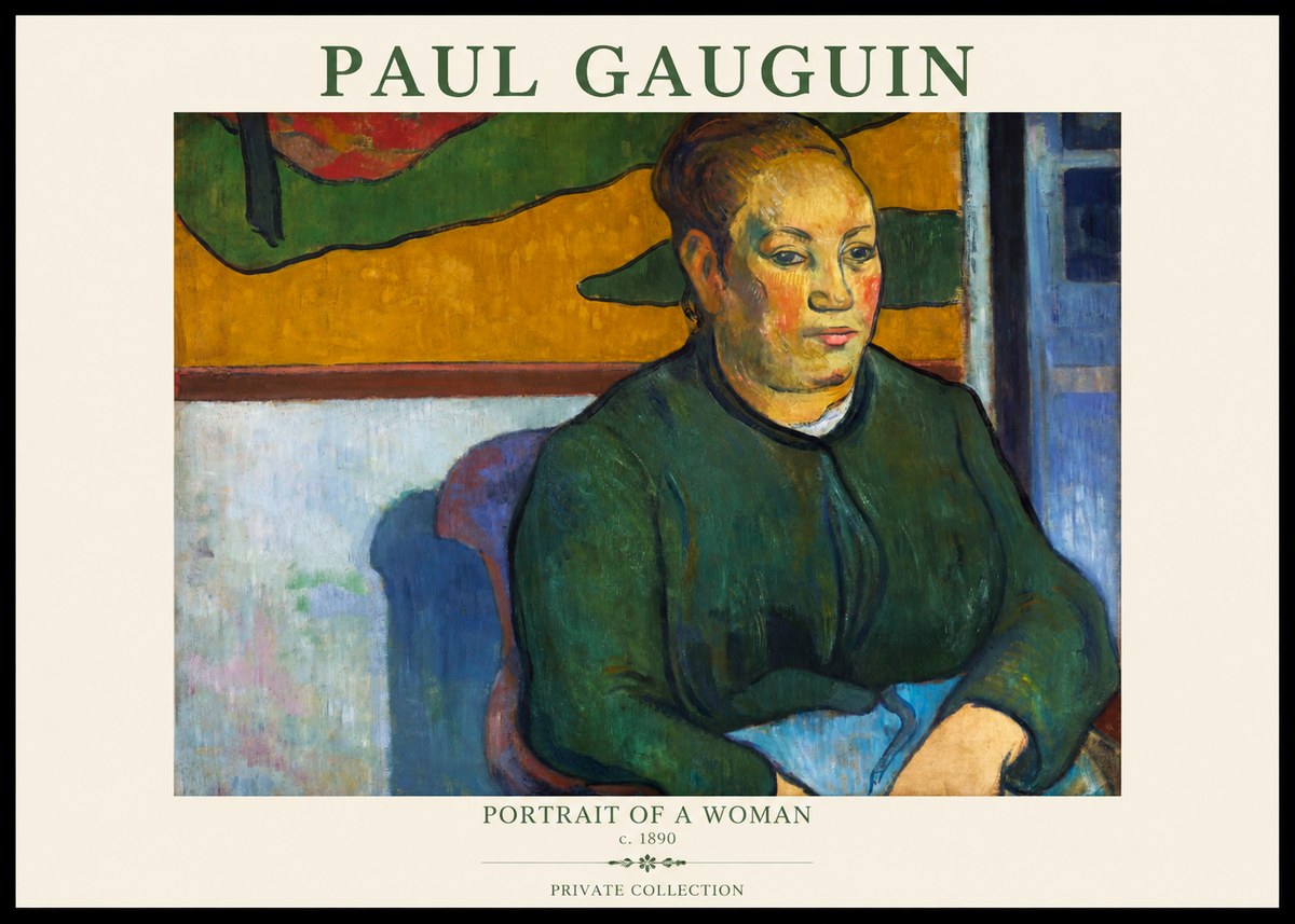Paul Gauguin Portrait of a Woman No1 - Plakat