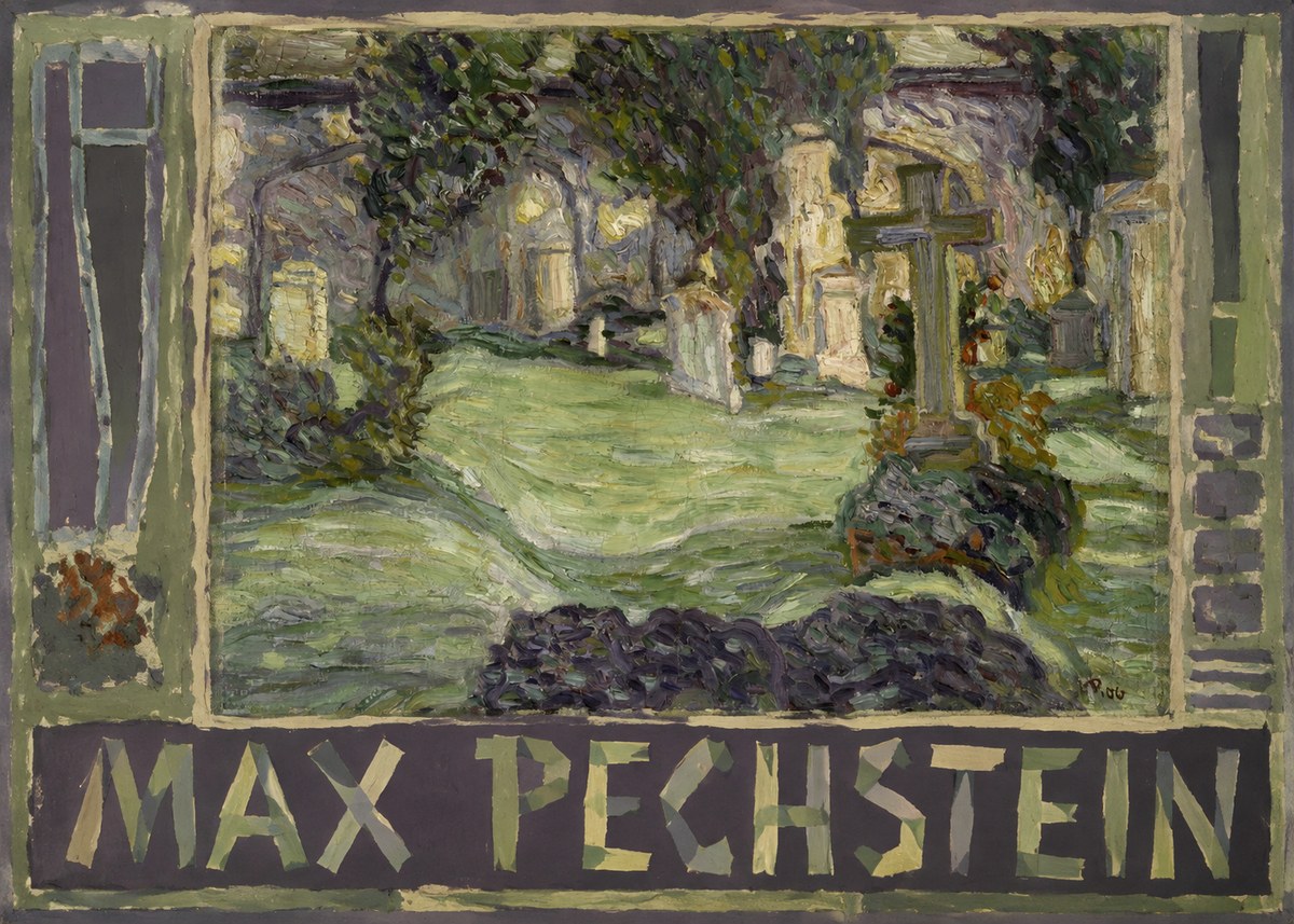Max Pechstein Cemetery No1 - Plakat