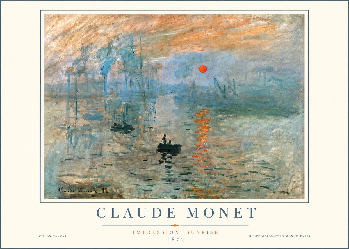 Monet Impression, Sunrise II No6 - Plakat