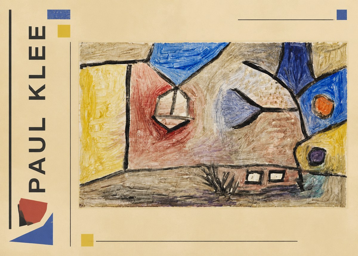 Paul Klee Der Niesen No2 - Plakat