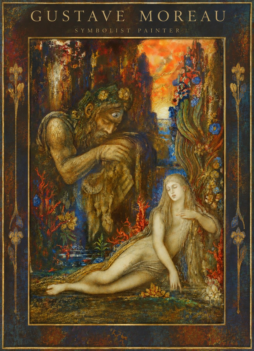 Gustave Moreau Galatea I No2 - Plakat