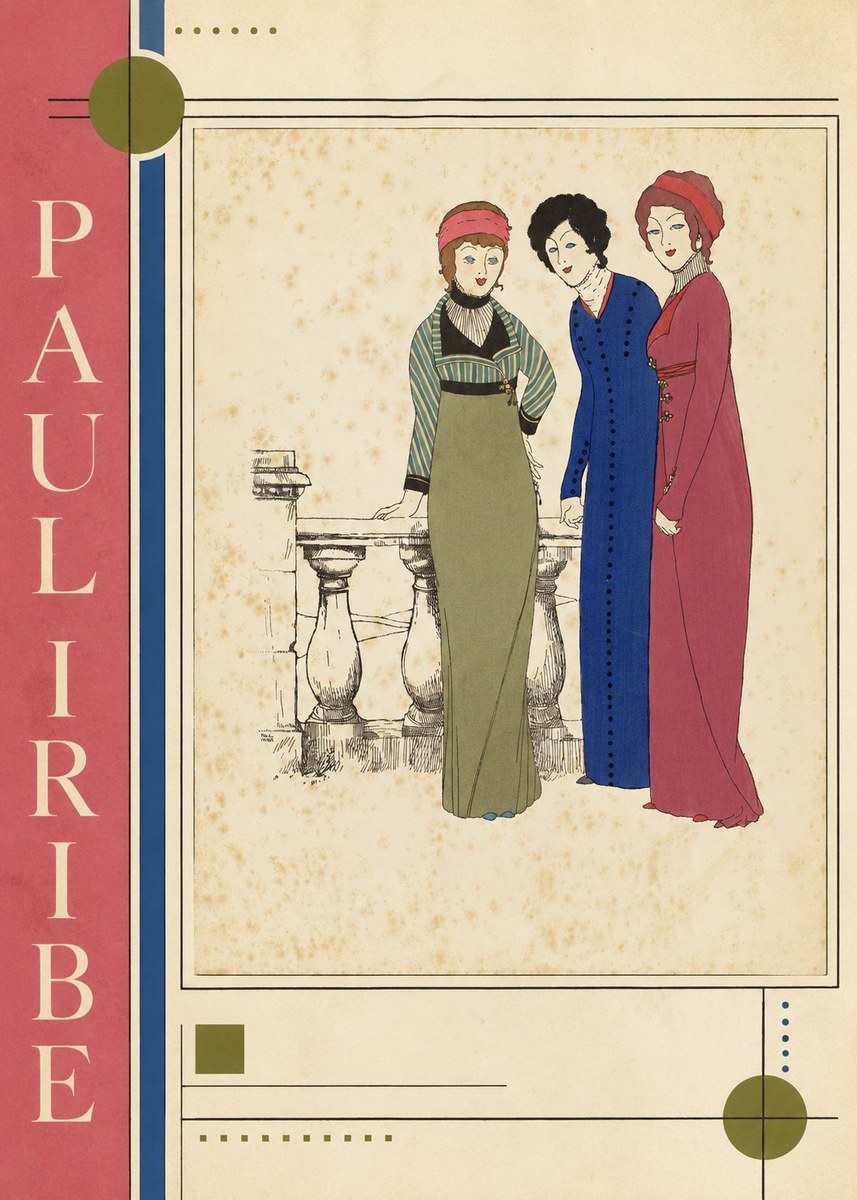 Paul Iribe Fashionable Ladies No3 - Plakat