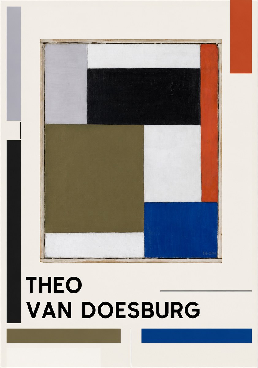 Theo van Doesburg Composition Xxii No1 - Plakat