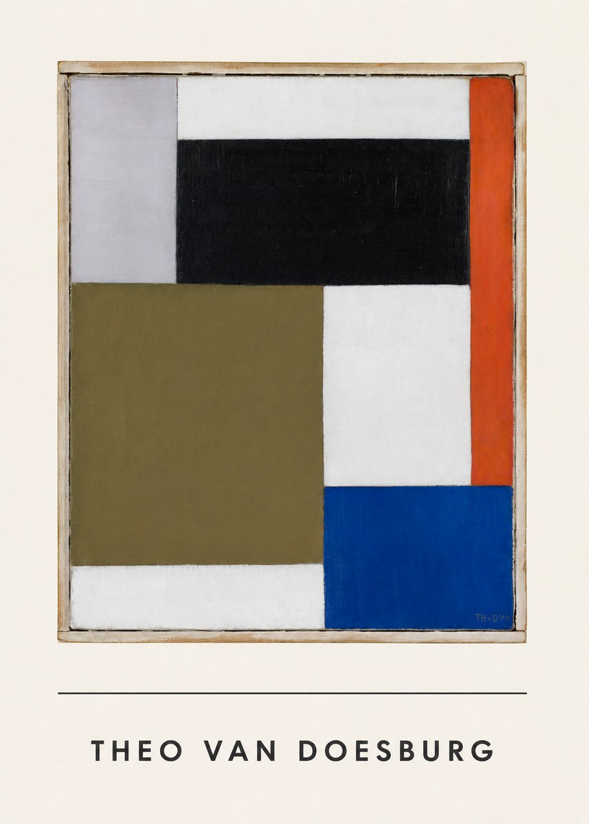 Theo van Doesburg Composition Xxii No3 - Plakat