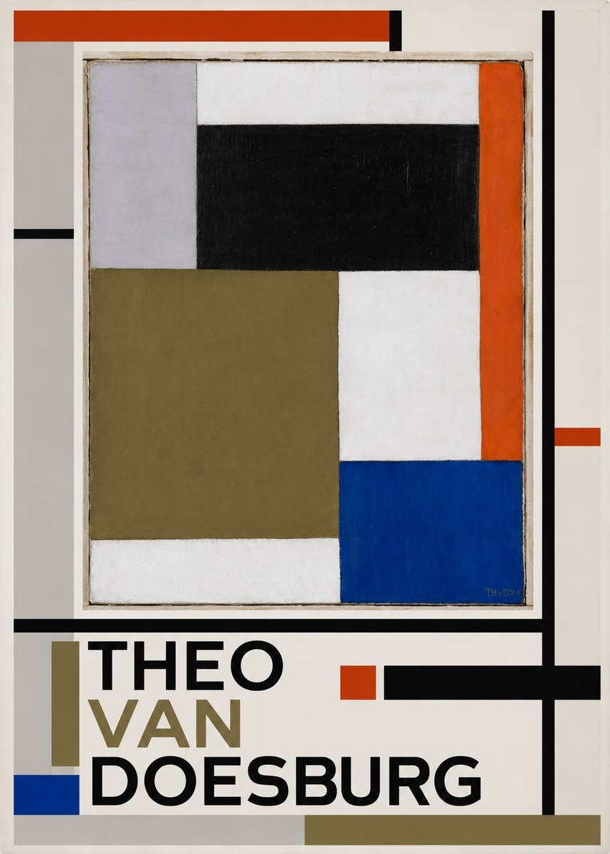 Theo van Doesburg Composition Xxii No4 - Plakat