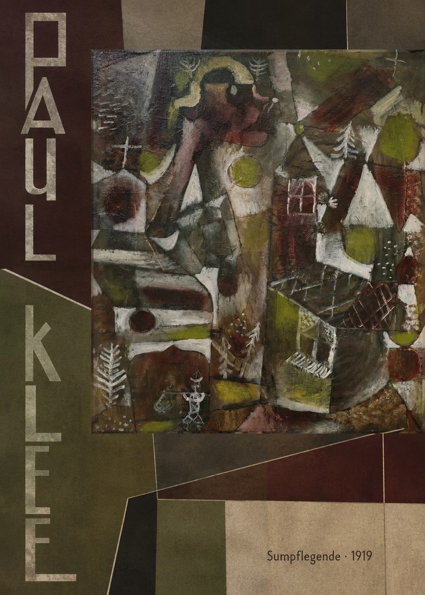 Paul Klee Sumpflegende II No4 - Plakat