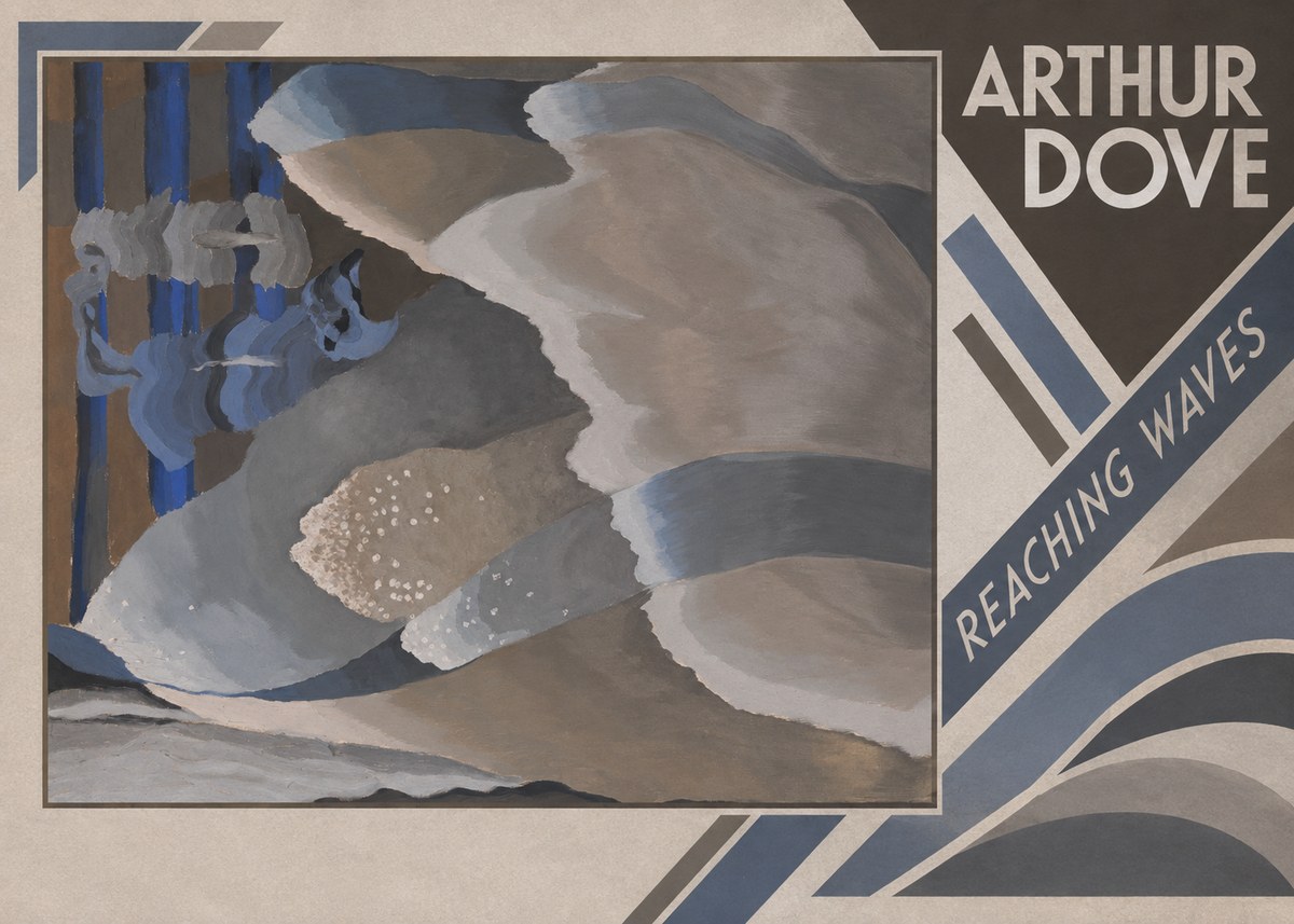 Arthur Dove Reaching Waves No4 - Plakat