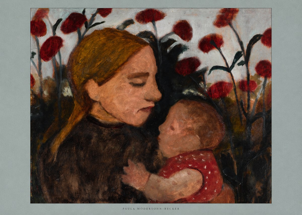 Paula Modersohn-Becker Mother and Child No6 - Plakat