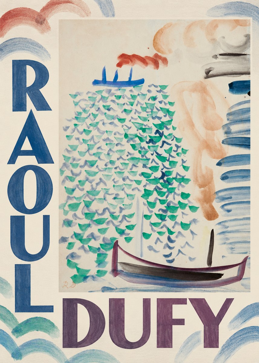 Raoul Dufy Boats on the Water No5 - Plakat