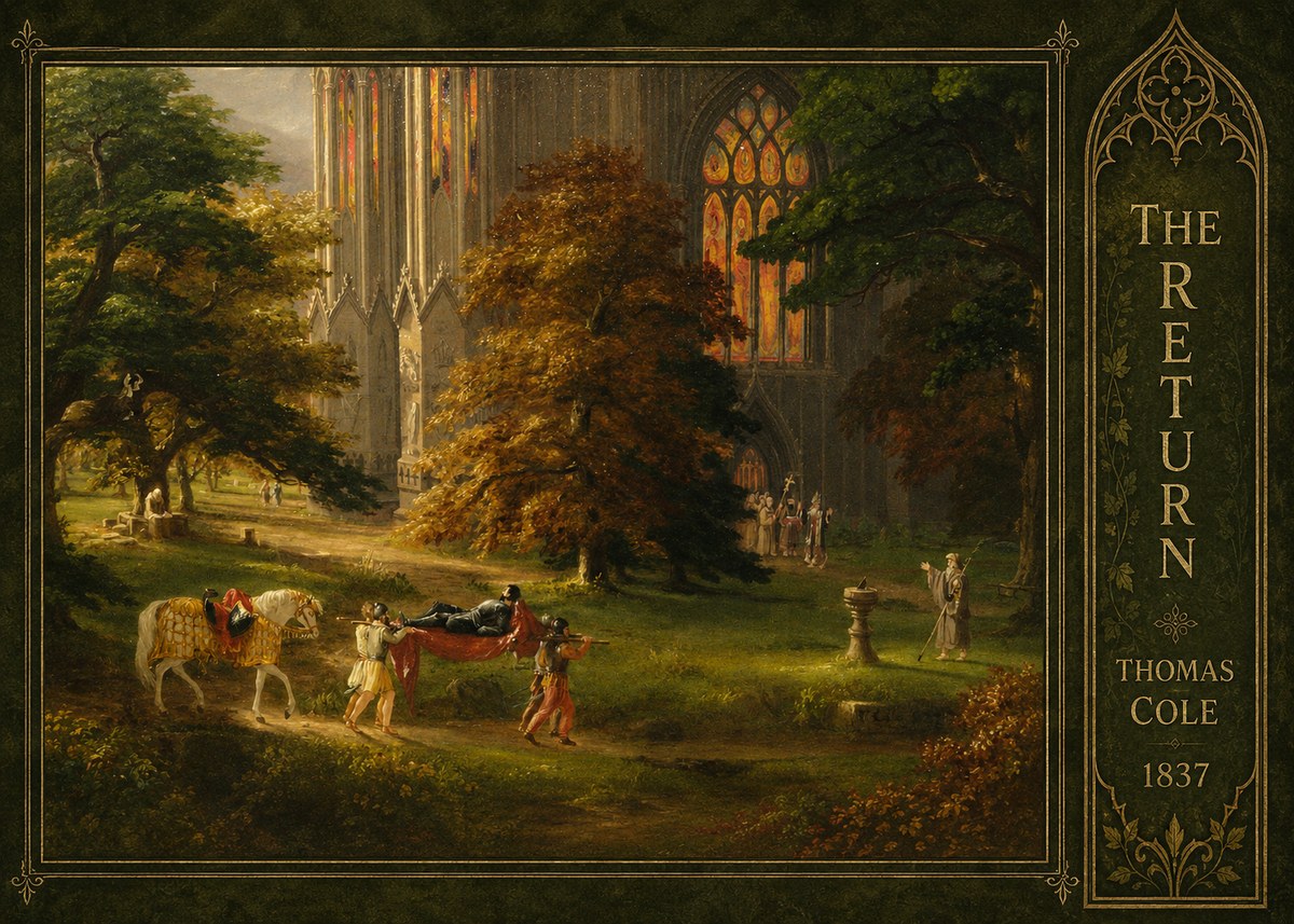 Thomas Cole The Return II No2 - Plakat