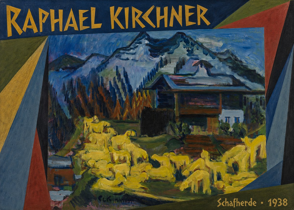 Raphael Kirchner Schafherde No2 - Plakat