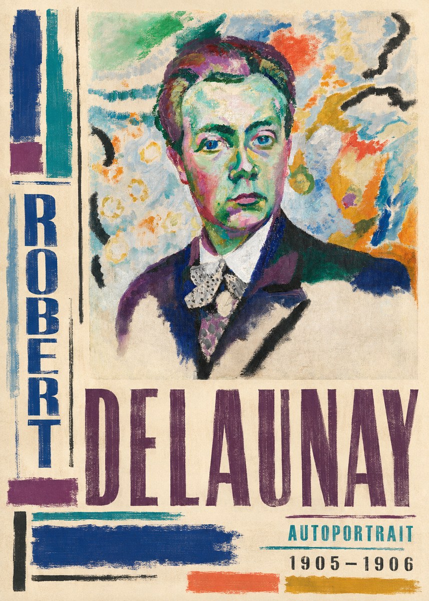 Robert Delaunay Autoportrait No4 - Plakat
