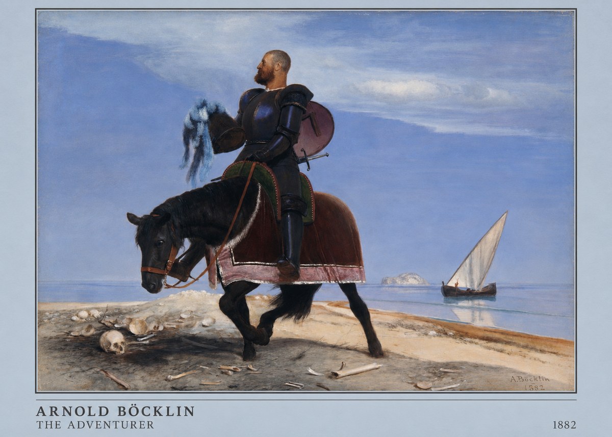 Arnold Böcklin The Adventurer No4 - Plakat