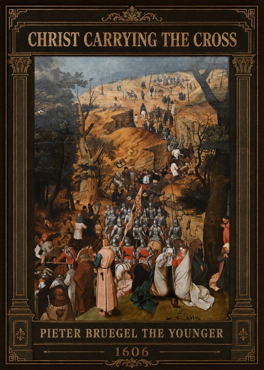 Pieter Bruegel Christ Carrying the Cross I No2 - Plakat