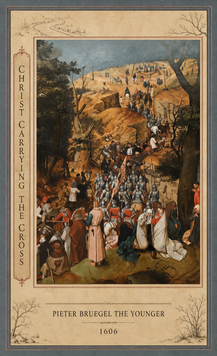 Pieter Bruegel Christ Carrying the Cross I No3 - Plakat