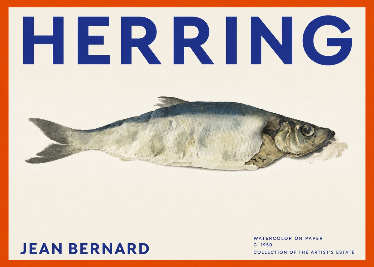 Jean Bernard Herring No2 - Plakat