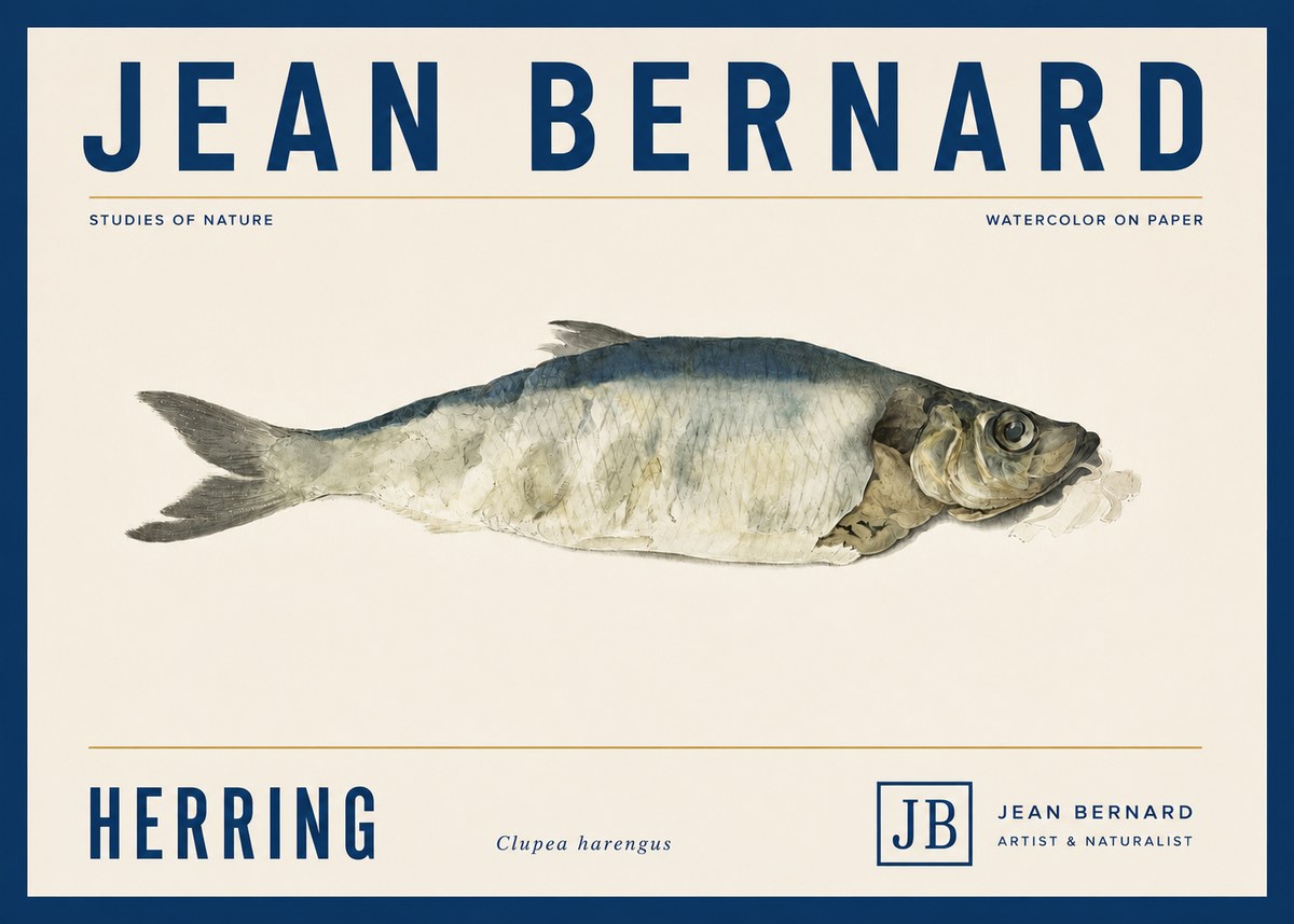 Jean Bernard Herring No5 - Plakat