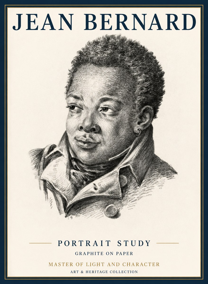 Jean Bernard Portrait Study V No2 - Plakat