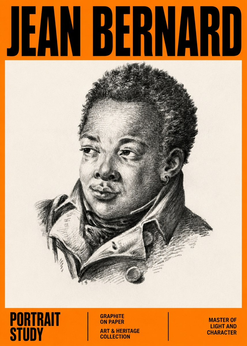 Jean Bernard Portrait Study V No3 - Plakat