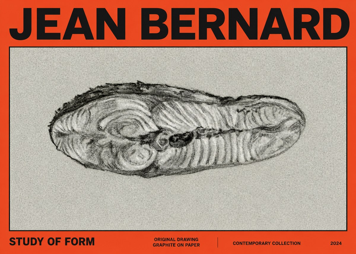 Jean Bernard Study of Form I No2 - Plakat