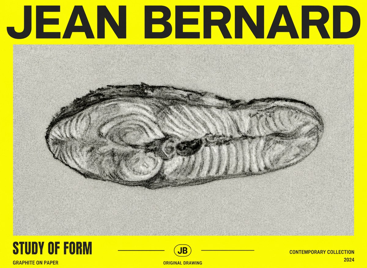 Jean Bernard Study of Form I No4 - Plakat