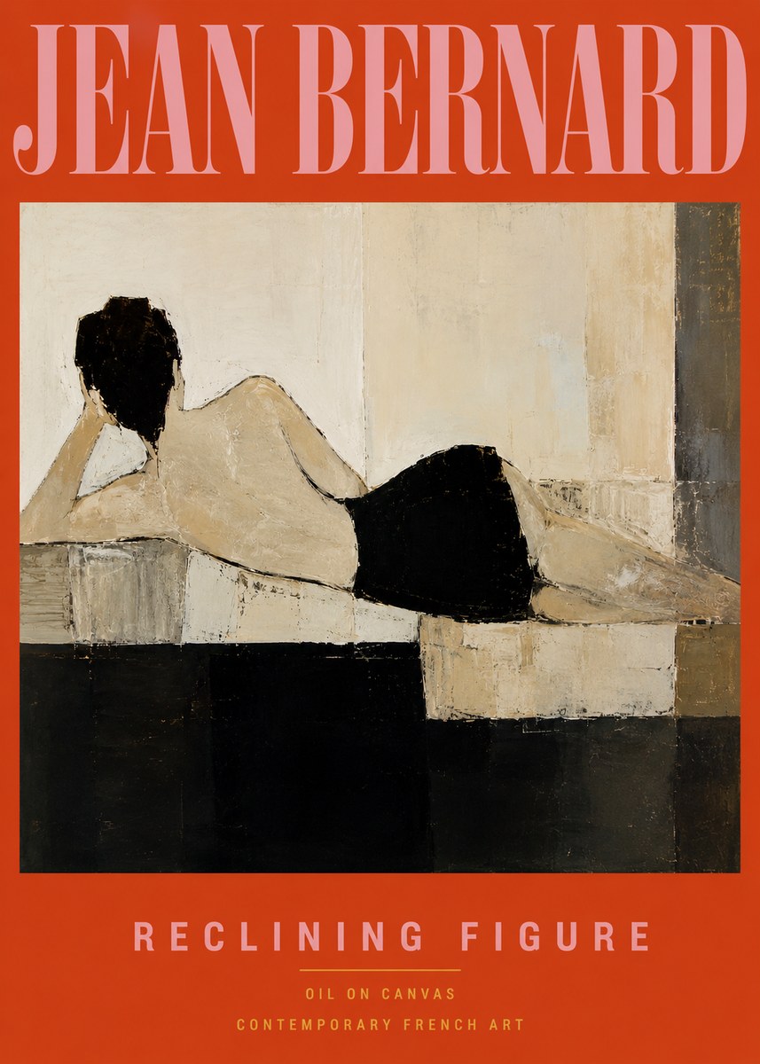 Jean Bernard Study of a Horse VIII No4 - Plakat