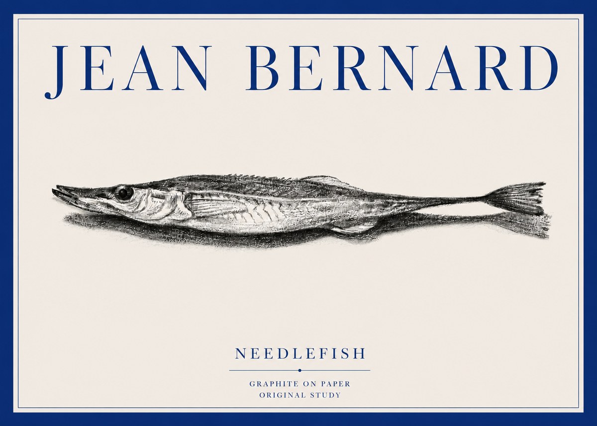 Jean Bernard Needlefish No3 - Plakat