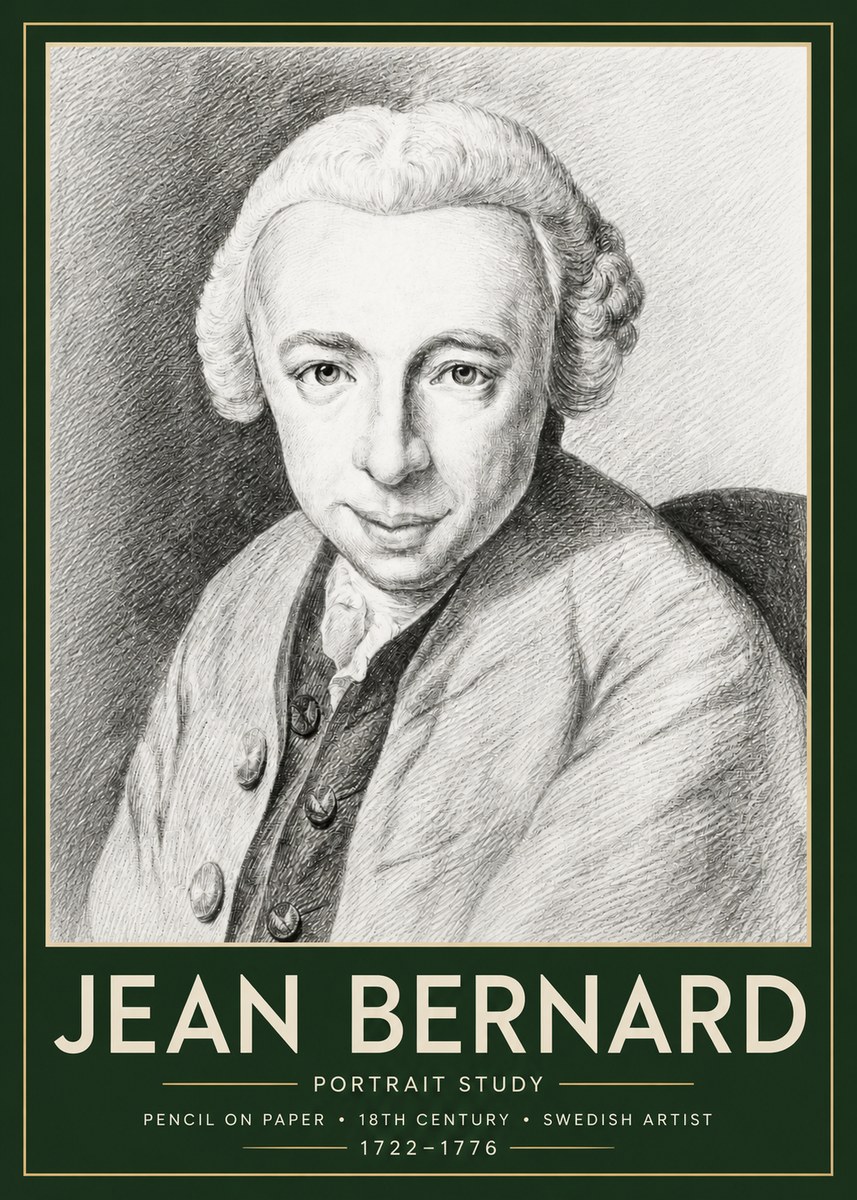 Jean Bernard Portrait of a Gentleman I No6 - Plakat