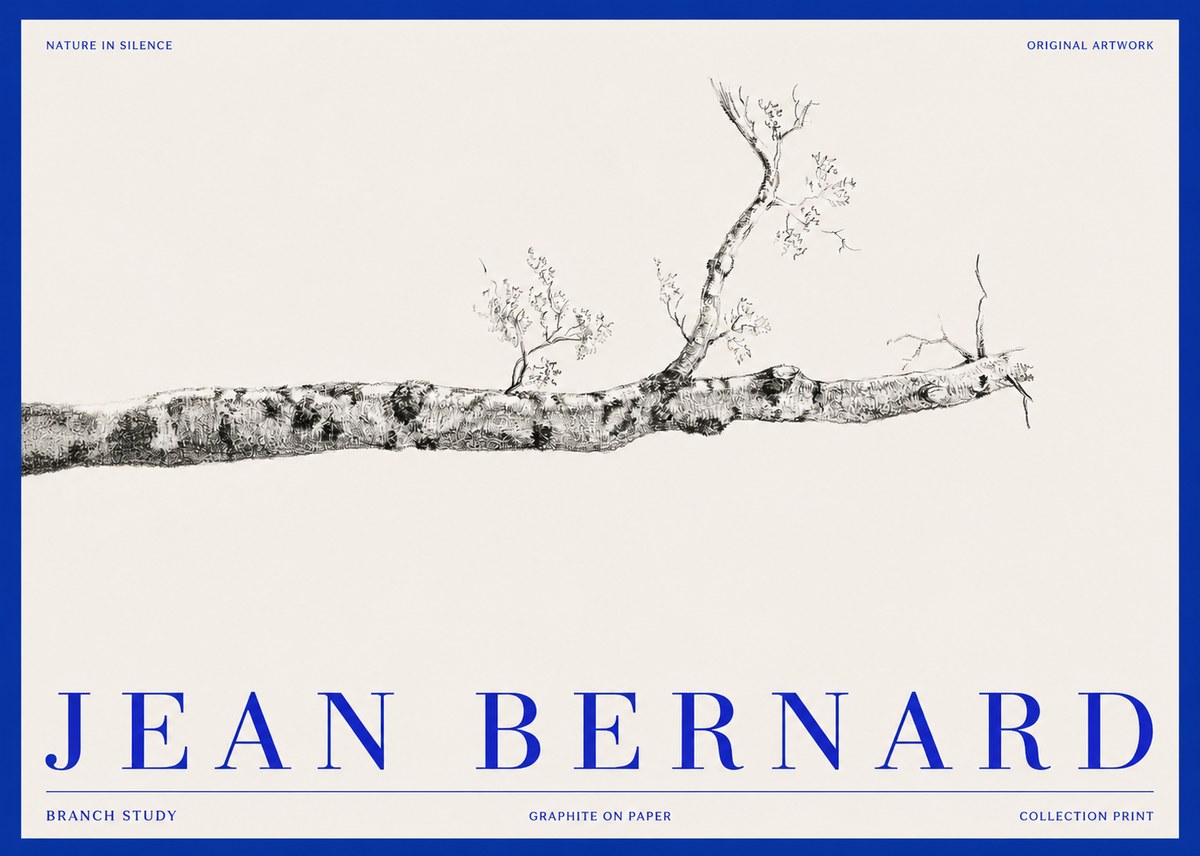 Jean Bernard Tree Branch Study No3 - Plakat