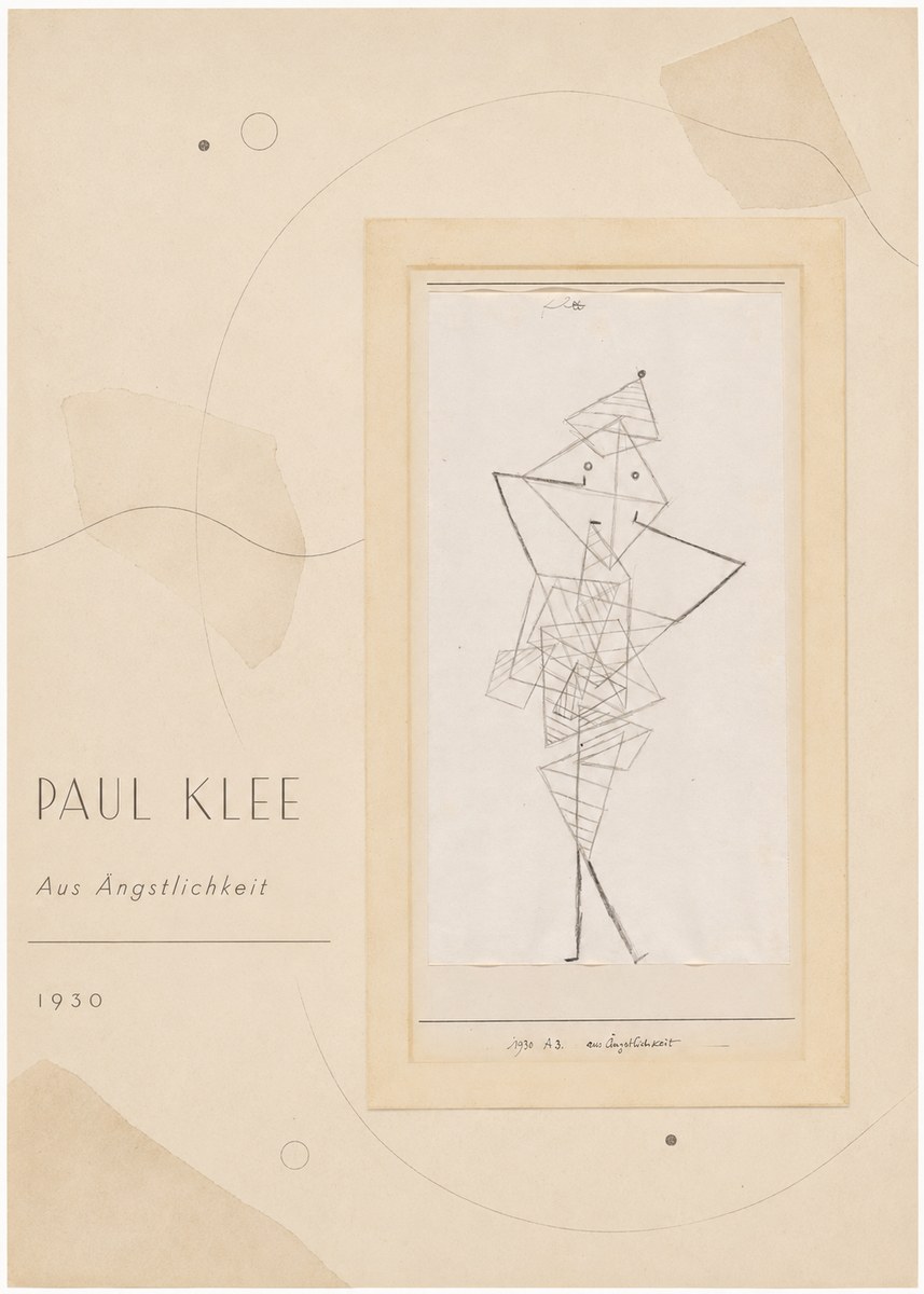 Paul Klee Aus Ängstlichkeit No4 - Plakat
