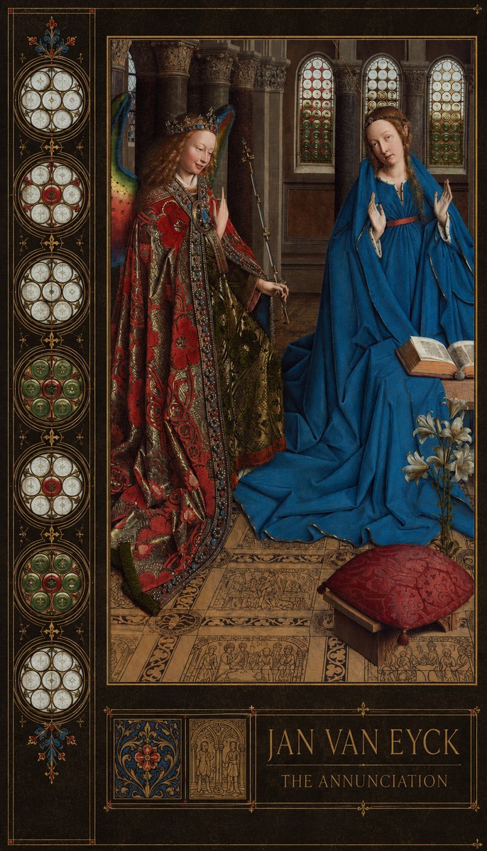 Jan van Eyck The Annunciation I No2 - Plakat