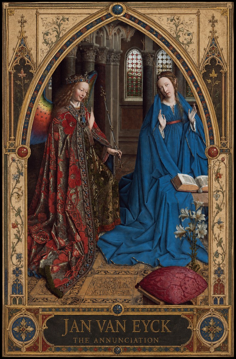 Jan van Eyck The Annunciation I No3 - Plakat