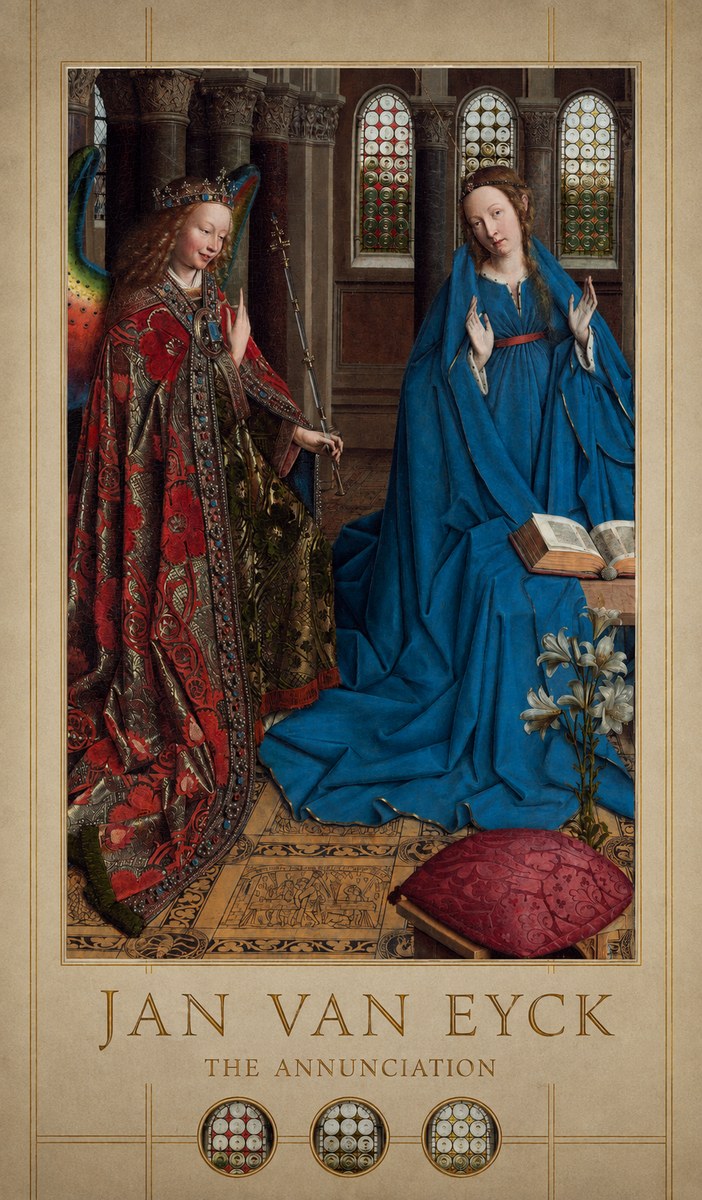 Jan van Eyck The Annunciation I No4 - Plakat
