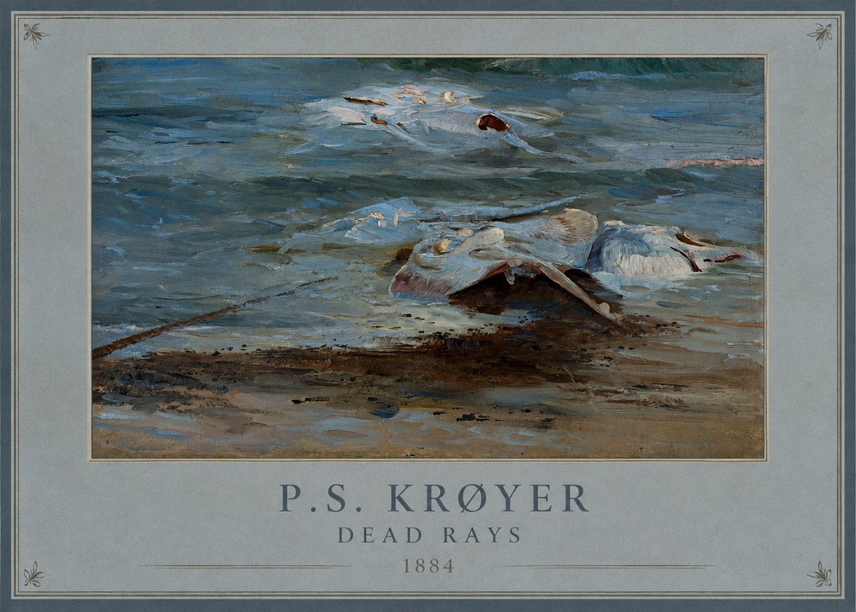 P.S. Krøyer Dead Skates No4 - Plakat