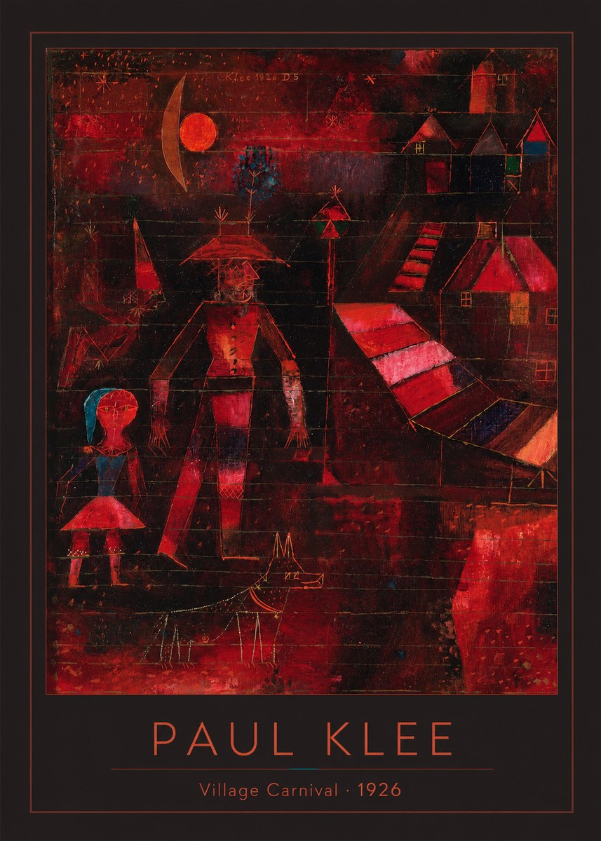 Paul Klee Village Carnival No4 - Plakat