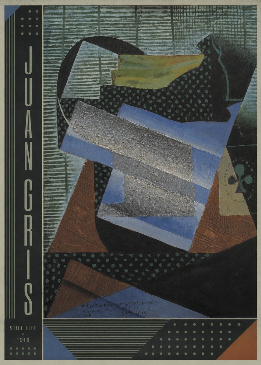 Juan Gris Still Life II No4 - Plakat